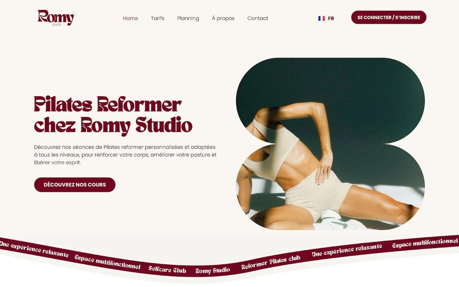 Romy Studio — page d'accueil du site